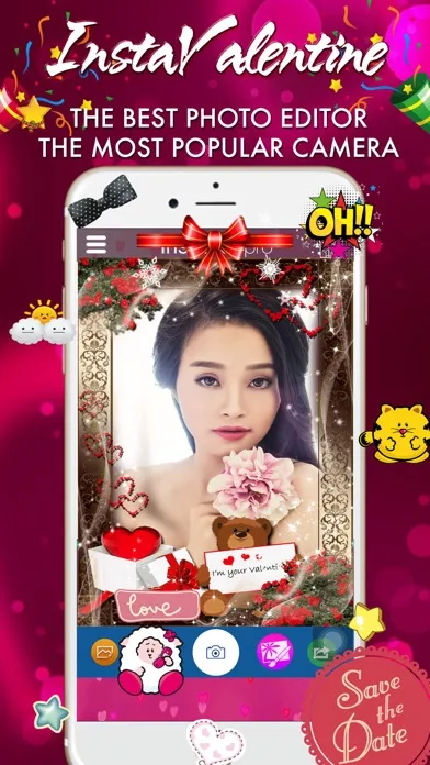 Captures d'écran de Valentine Photo Frame - Wonder Photo & Frame Maker