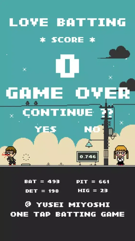 Love Batting - One Tap Baseball Game スクリーンショット