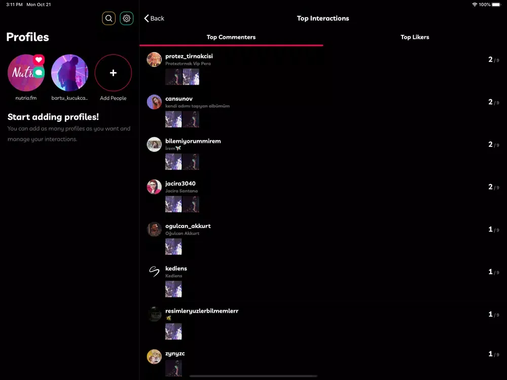 instosh - community manager iPad  Screenshots