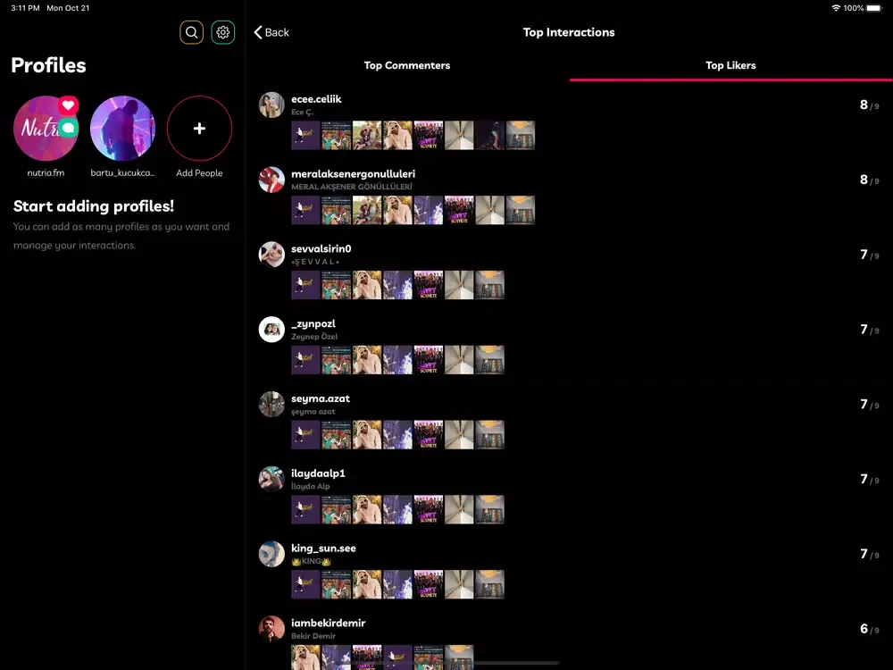 instosh - community manager iPad  Screenshots