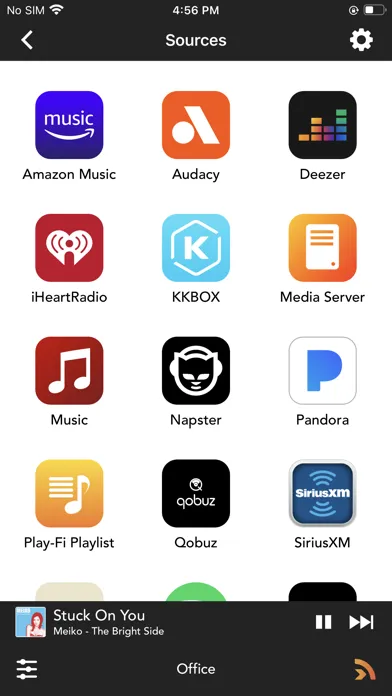 Скриншоты Integra Music Control App