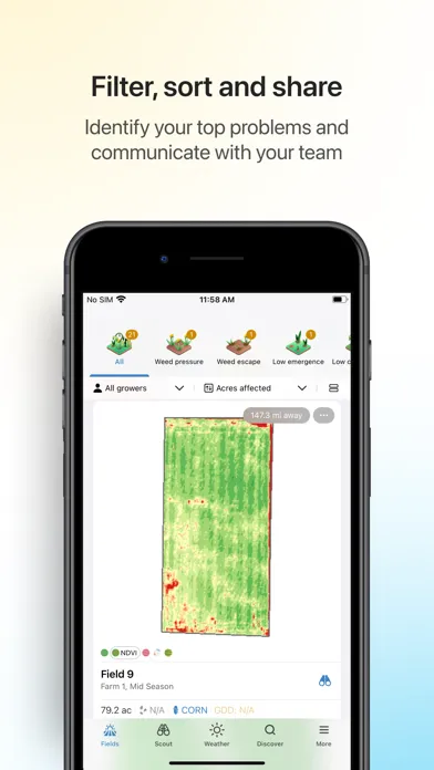 Captures d'écran de AGMRI - Automated Crop Intel