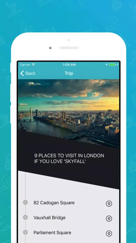 Capturas de tela do MovieTrip - Film tour guide