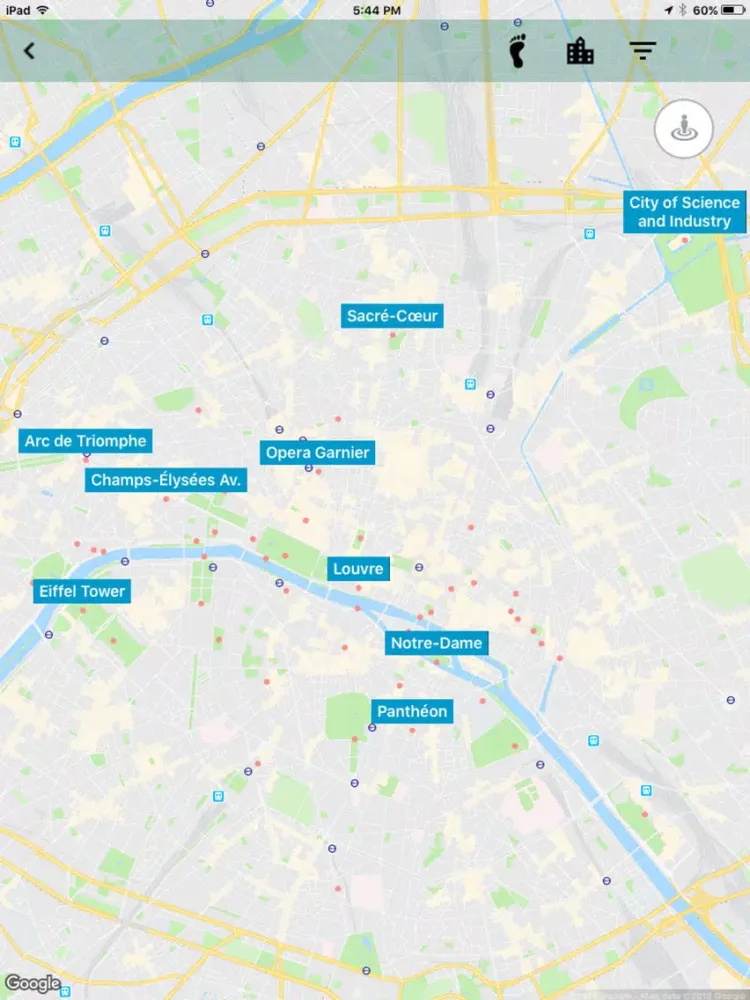 Paris Travel Guide TG iPad  سکرین شاٹس