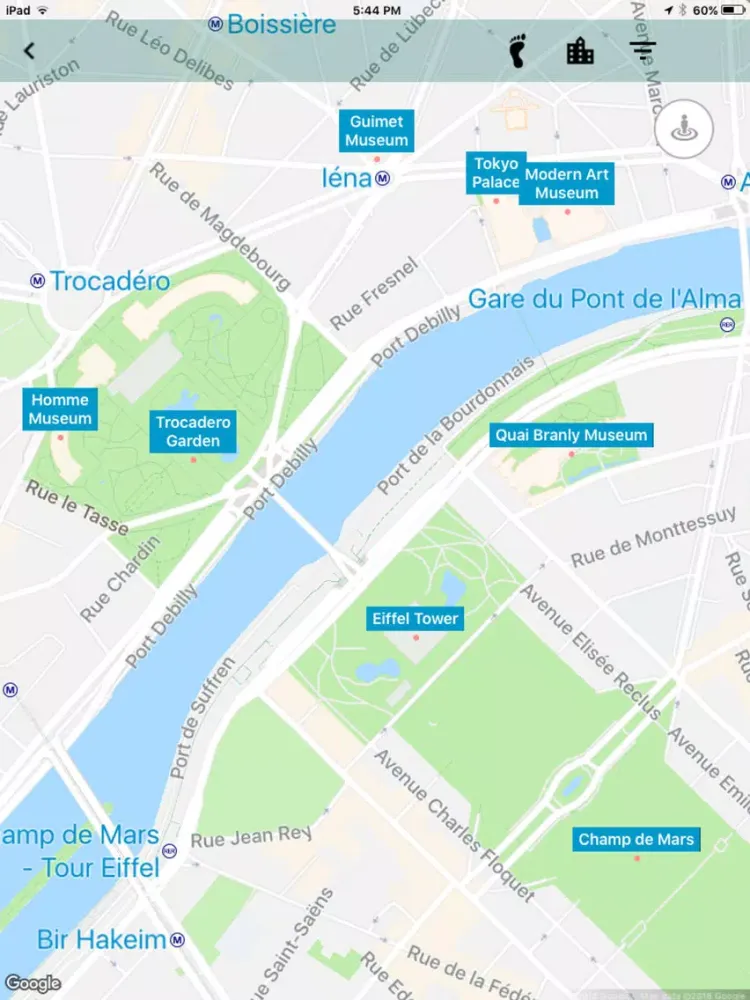 Paris Travel Guide TG iPad  سکرین شاٹس