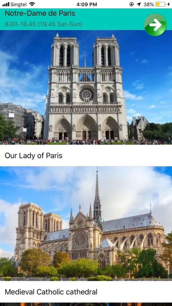 Paris Travel Guide TG سکرین شاٹس