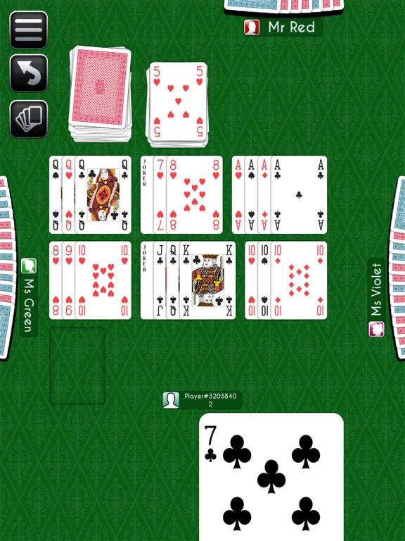 Ảnh chụp màn hình của Rummy Multiplayer - Card Game iPad 