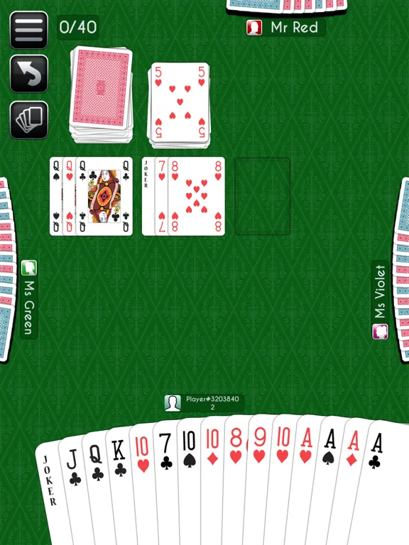 Ảnh chụp màn hình của Rummy Multiplayer - Card Game iPad 