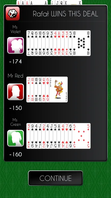 Ảnh chụp màn hình của Rummy Multiplayer - Card Game