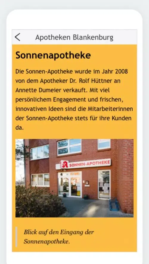 Скриншоты Apotheken Blankenburg