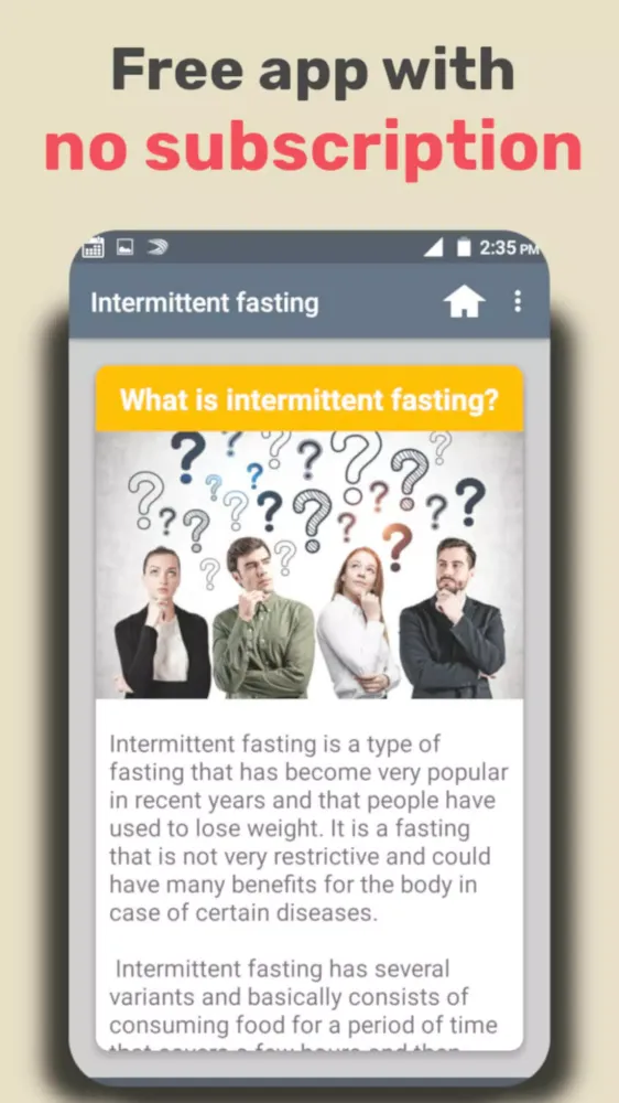 Intermittent fasting diet Screenshots