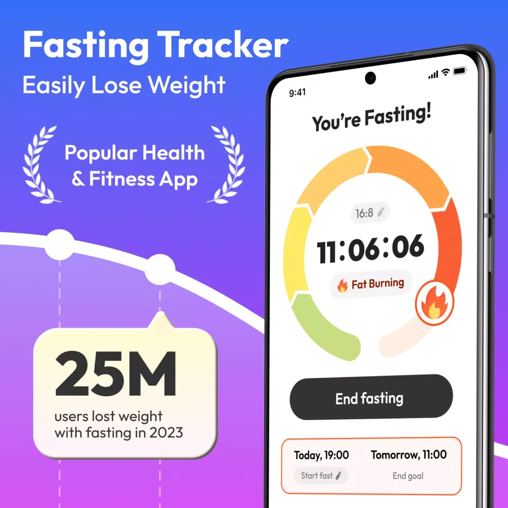 Capturas de pantalla de Fasting App & Calorie Counter