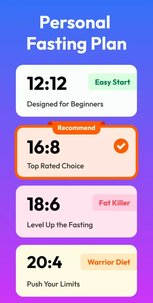 Capturas de pantalla de Fasting App & Calorie Counter