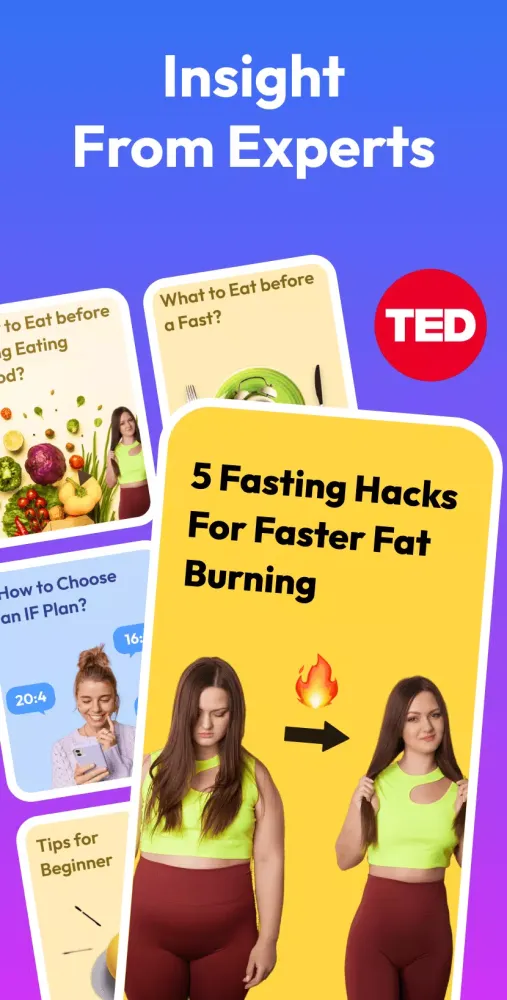 Capturas de pantalla de Fasting App & Calorie Counter