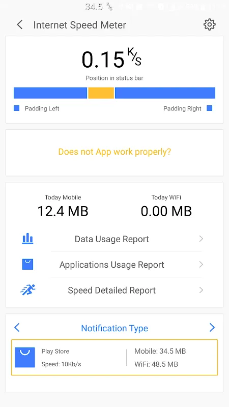 inetFlow - Internet Speed Meter Screenshots