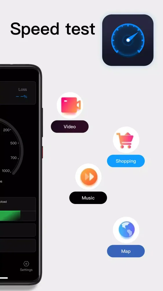 Captures d'écran de Speed Test