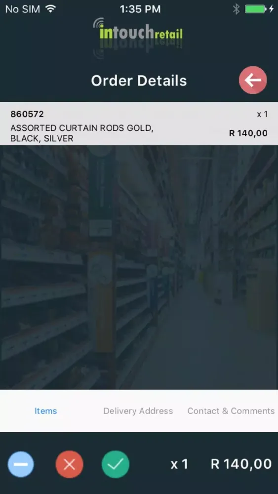 Intouch Customer Orders स्क्रीनशॉट