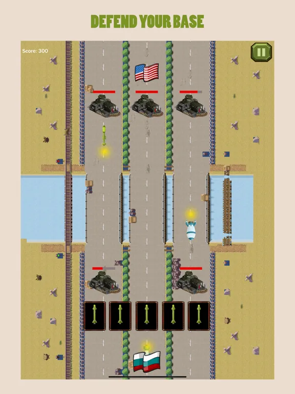 ภาพหน้าจอของ World Rocket Wars iPad 