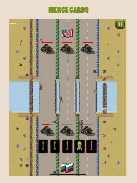 ภาพหน้าจอของ World Rocket Wars iPad 