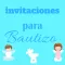 Invitaciones para Bautizo