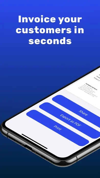 Quick and Easy Invoice App 스크린샷