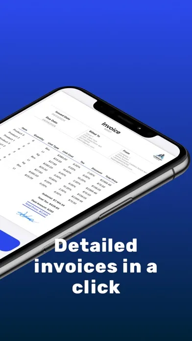 Quick and Easy Invoice App 스크린샷