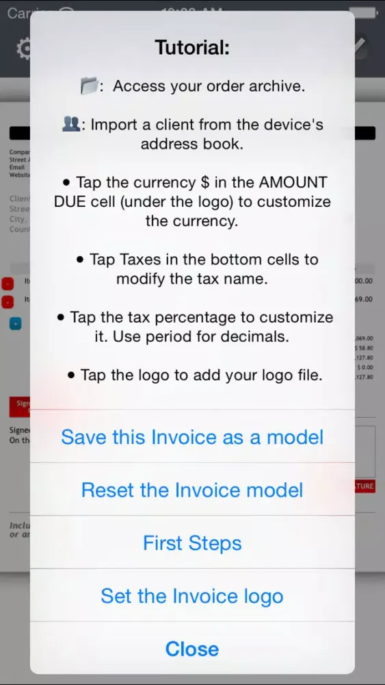 Invoice Maker Plus | Create, Send, Print PDF files スクリーンショット