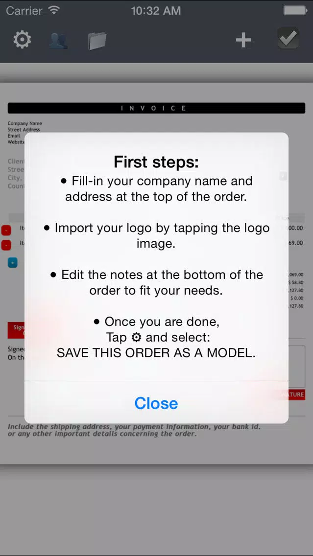 Скриншоты Invoice Maker Plus | Create, Send, Print PDF files