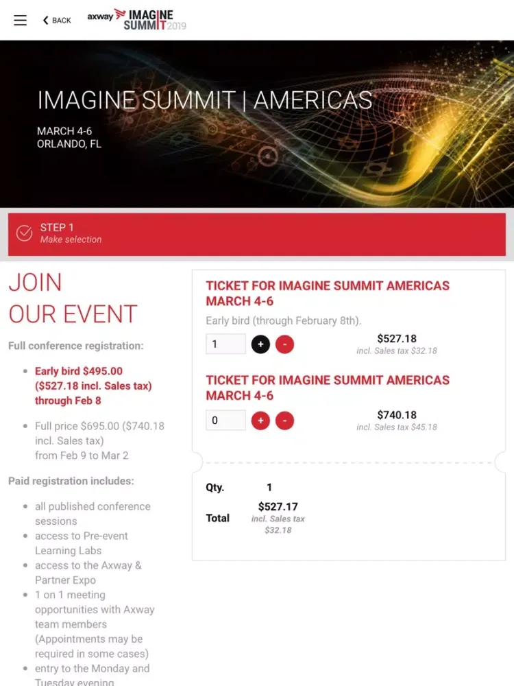 IMAGINE Summit Americas 2019 iPad  Ekran Görüntüleri
