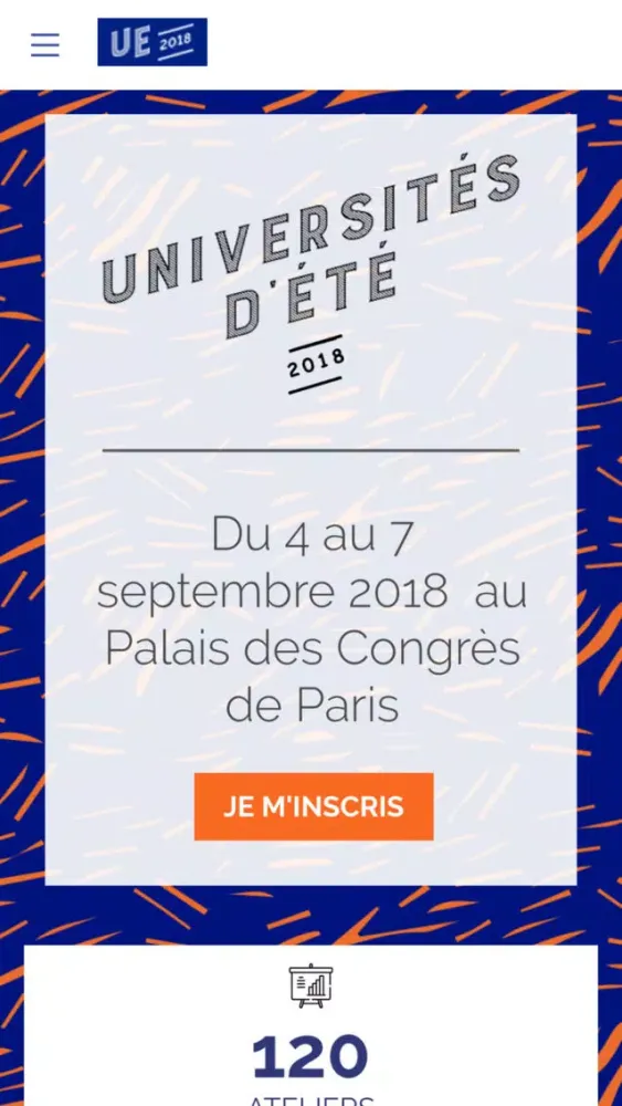 Screenshot di UNIVERSITES D’ETE