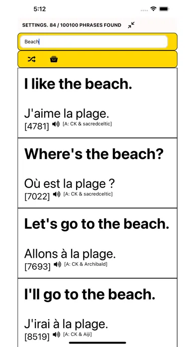Speak French - 100,000 Phrases應用截圖