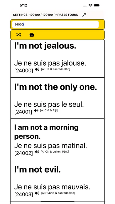Speak French - 100,000 Phrases應用截圖