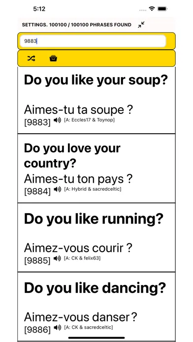 Speak French - 100,000 Phrases應用截圖