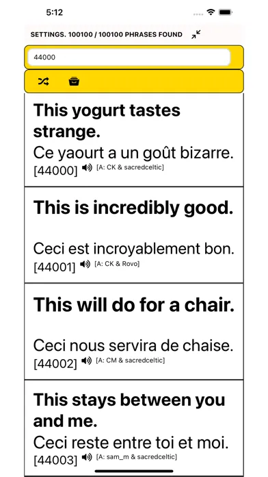 Speak French - 100,000 Phrases應用截圖