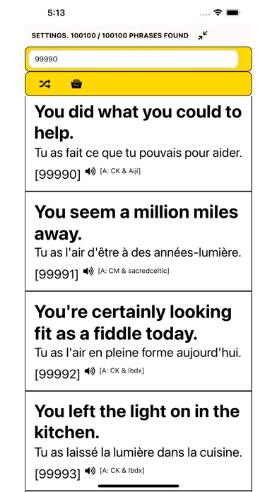 Speak French - 100,000 Phrases應用截圖
