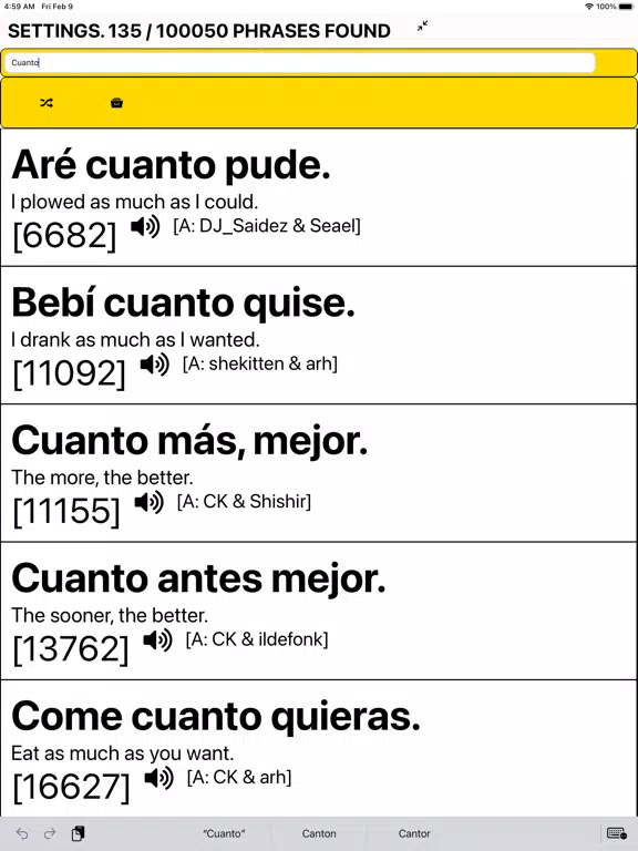 Скриншоты Speak Spanish: 100,000 Phrases iPad 