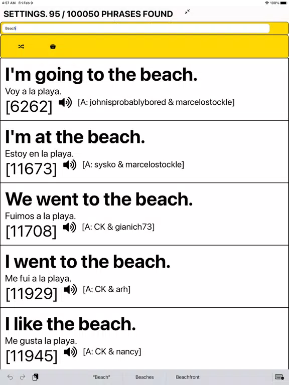 Скриншоты Speak Spanish: 100,000 Phrases iPad 