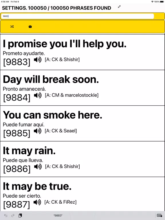 Скриншоты Speak Spanish: 100,000 Phrases iPad 