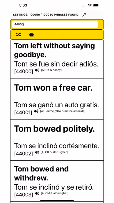 Скриншоты Speak Spanish: 100,000 Phrases