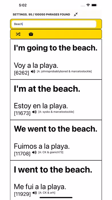 Скриншоты Speak Spanish: 100,000 Phrases