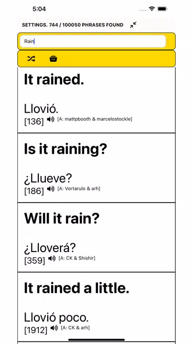 Скриншоты Speak Spanish: 100,000 Phrases
