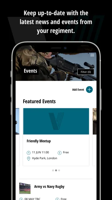 ภาพหน้าจอของ vHub for Armed Forces