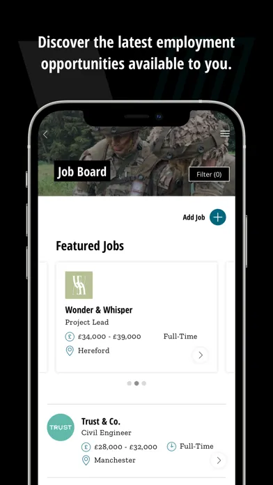 ภาพหน้าจอของ vHub for Armed Forces