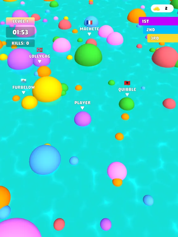 Ảnh chụp màn hình của Big Balls 3D iPad 