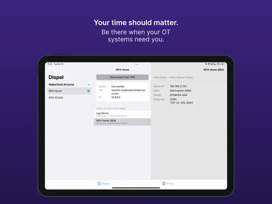 Dispel - Remote access to ICS iPad  スクリーンショット