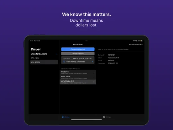 Dispel - Remote access to ICS iPad  スクリーンショット