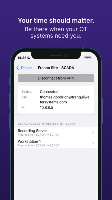Dispel - Remote access to ICS スクリーンショット