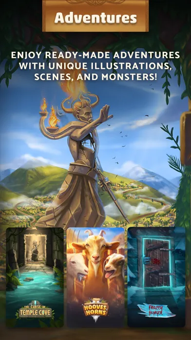 ภาพหน้าจอของ Dungeon Realms: Chat & Roll
