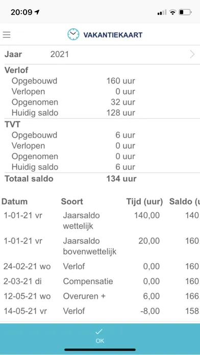 Captures d'écran de mijnDienstrooster App