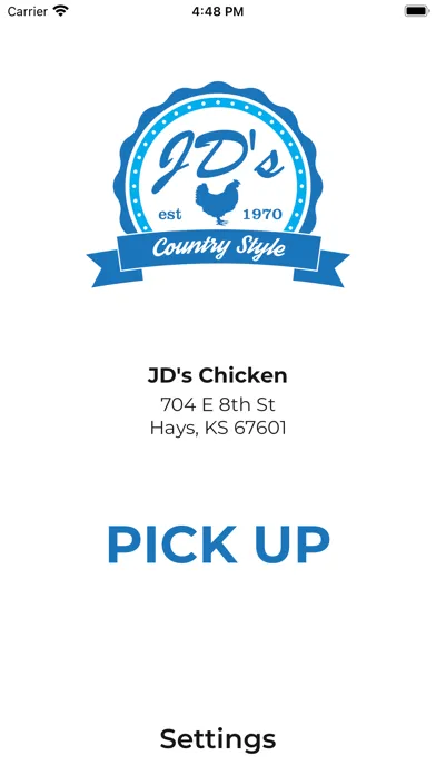 Tangkapan layar JD's Chicken